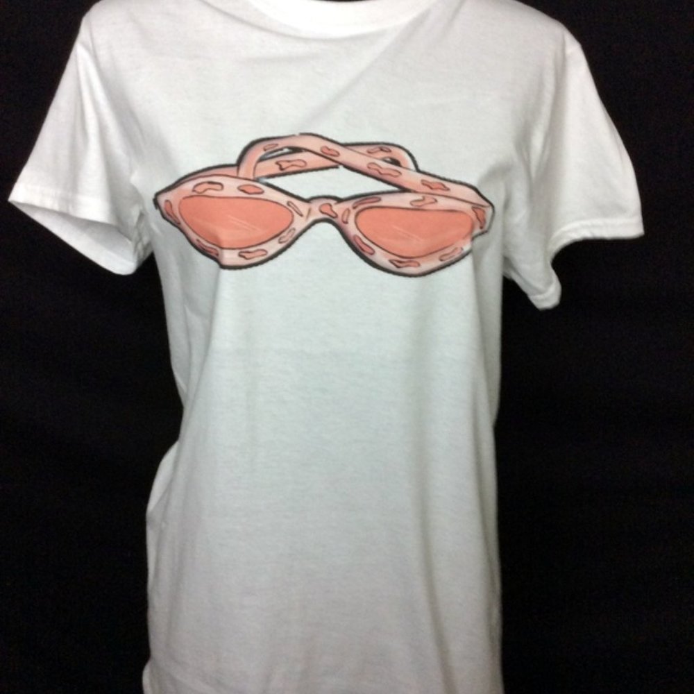 Pink Sunglasses Graphic Tee T Shirt
